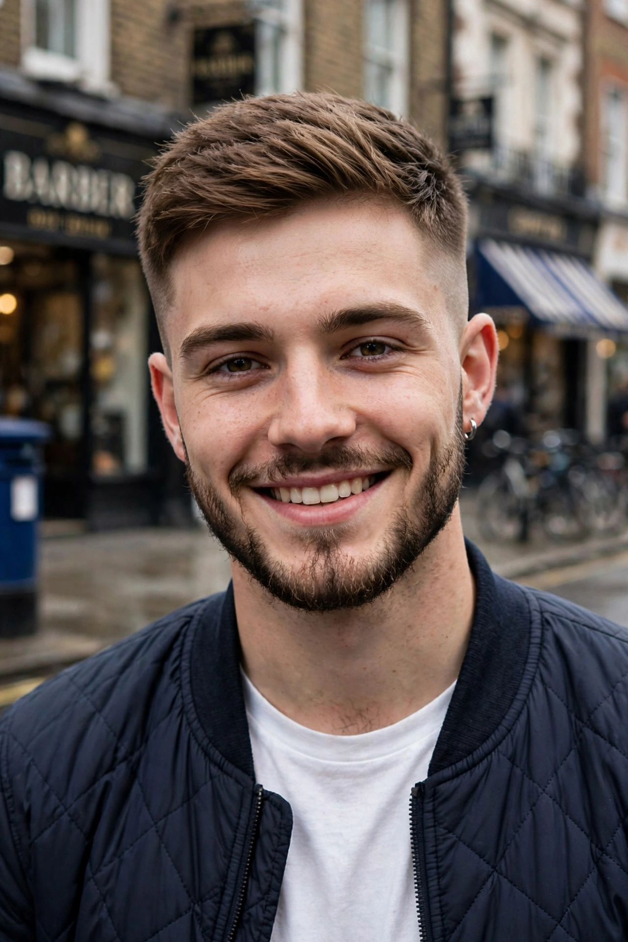 Fresh fade and beard sculpt result